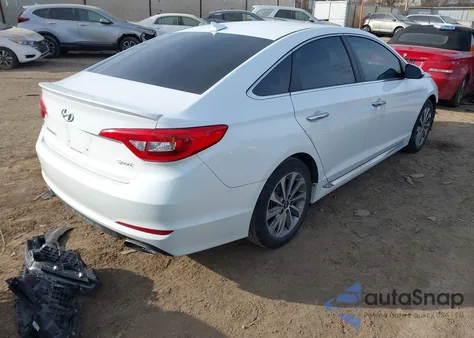 2017 Hyundai Sonata Sport из США, поврежденный, VIN 5NPE34AFXHH519935
